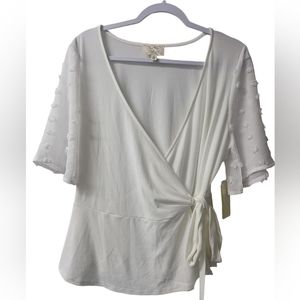 Criss cross blouse